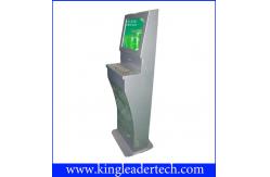 China Self Service Interactive Touch Screen Kiosk With Rugged Metal Keyboard supplier