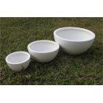 Waterproof And Fireproof White Fiberclay Planter Perfect For Outdoor Sanctuary for sale