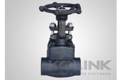 China Forged Steel Globe Valve SW End NPT Threaded Class 800-2500 supplier