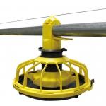 Female Breeder Farm Equipment Drinkers and Feeders for Chickens Breeder Pan Feeding System Philippines 12 Years Provided for sale