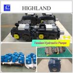 Customizable Tandem Hydraulic Pumps With Swash Plate Structure Design for sale