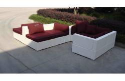 China 6pcs PE wicker sofas supplier