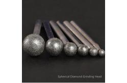 China Electroplating Spherical Diamond Grinding Bits , 3mm Diamond Grinding Points supplier
