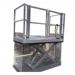 Stationary Hydraulic Driven Warehouse Crane Mini Scissor Lift with CE Certification and Handrail for sale