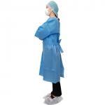 S M L XL XXL Sterile Surgical Gown Reinforced Long Sleeve Round Neck for sale
