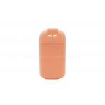 30ml Orange Perfume Spray Pump Plastic Refillable Square Cosmetic Portable