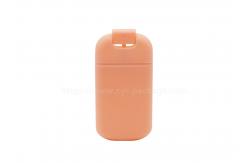 China 30ml Orange Perfume Spray Pump Plastic Refillable Square Cosmetic Portable supplier