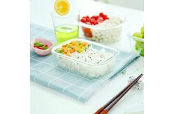 China Airtight Locking 800ml Glass Meal Prep Containers supplier