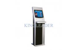 China 19Inch SAW Touch Screen Free Standing Kiosk Stand For Coffee Bar supplier