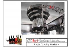 China Rotary Crimping Electric ROPP Capping Machine 6 Heads For Aluminum Cap Bottles supplier