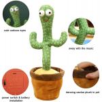 Luminous Dancing And Talking Electric Cactus Plush Toy