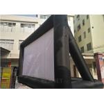Large Black And White Inflatable Movie Screen Customized Size / Material for sale