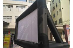 China Large Black And White Inflatable Movie Screen Customized Size / Material supplier