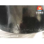 ASTM A234 WP9 / WP11 Carbon Steel Fitting Elbow Tee For Pipe Connection Black Coated for sale