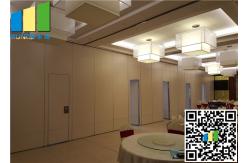 China Operable Glass Room Dividers / Partition Wall System On Wheels For Meeting Room supplier