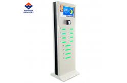 China Rental Stackable Shared Power Bank Station With Wifi Mobile App And Advertising Screen supplier