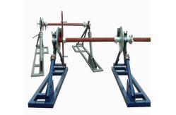 China 50 KN Rated Load Mechanical Cable Pulling Stand For Releasing Wire supplier