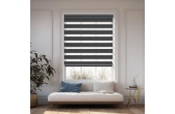 China Polyester Fabric For Zebra Blinds Zebra Shade Blinds Manual Roller Zebra Curtain supplier