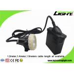 1.11W 10000lux 6.6Ah Rechargeable Mining Cap Lights