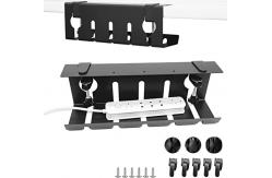 China Cable Management 43x10x10cm Adjustable Metal Cable Storage Bracket/Tray with Clamp supplier