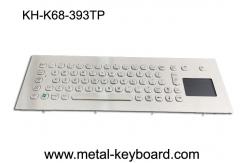 China Waterproof Panel Mounted SS Keyboard 5VDC FCC With Touchpad supplier