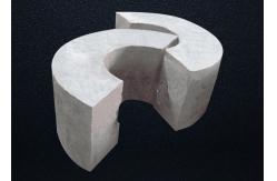 China High Alumina Precast Fireproof Brick For Industrial Kilns Heavy and dense supplier