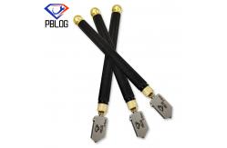 China Easy Handling Glass Cutting Tool with Metal Black Handle Grip and Oil supplier