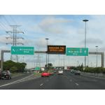 Flexible P16 1R1G1B Full Color LED Scrolling Message Sign For Highway Two Lane for sale