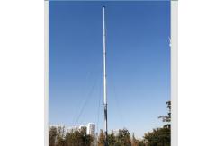 China 15m hand winch up Mast light weight telescopic pole portable telescoping lighting mast 50ft supplier