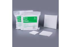 China Disposable Cleanroom Microfiber Wipes 9x9 Inch 230g Soft Cleaning Wipes Laser Cut Edge supplier