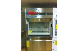 China Manual Control Method Ducted Lab Fume Hood  Easy to Audible And Visual Alarms supplier