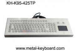 China USB/PS2 Interface Metal Computer Keyboard Stainless Steel Kiosk Touchpad Avilable supplier