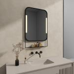 Luxury Hotel Style LED Mirror Light with Hardwired Power Connection and Custom Size Options for Wall Mounted Applications for sale