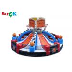 Giant Outdoor Inflatable Basketball Hoop Shooting Game Customized Logo for sale