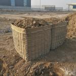Welded Gabion Box Flood Military Bastion Galfan Defensive Barrier for sale