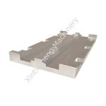 Silver CNC Steel Connector Plates Anodic Oxidation High Precision Processing