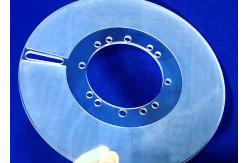 China 40/60 Customized Cnc Machining Fused Quartz Plate With Hole supplier