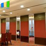 Hanging System Folding Partition Walls Aluminum Soundproof Movable Wall For Dining Room for sale
