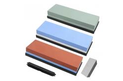 China White Corundum Knife Sharpening Honing Stone Double Sided Whetstone 180mm supplier