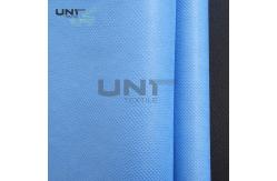 China Three Layers Blue Hydrophilic Fabric / Film Shrink Resistant Eco - Friendly supplier