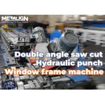 Window Frame Roll Forming Machine With Customized Punching Forming Cutting Solution for sale