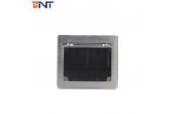 China Replactable Modular Design Flip Up Power Outlet , Desk Mounted Power Sockets supplier