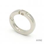 Zinc Alloy Spring O Ring 1 Inch Round Carabiner Silver For Keychains for sale