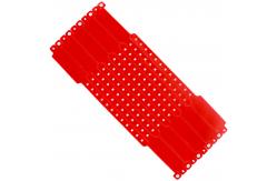 China Customized Paper Event Wristbands Irregular Shape Polished Surface Treatment supplier