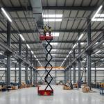 Mobile Scissor Lifter Hydraulic Aerial Work Platform For Indoor and Outdoor Use for sale