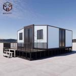 Grade 8 Earthquake Resistance 20FT Premade Houses with Broken Bridge Aluminum Window