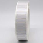23.5mmx7mm Permanent Adhesive Label 1.5mil White Matte High Temperature Resistant Polyimide Label for sale