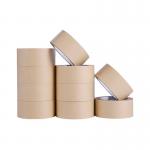 0.12mm Packing Adhesive Tape Kraft Flatback Carton Sealing Tape for sale