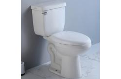 China CUPC White Black Two Piece Toilet 1.28 GPF Water Closet Tank supplier