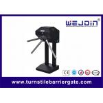 RFID Access Control System Flap Baffle Tripod Turnstile with Fingerprint Lock for sale